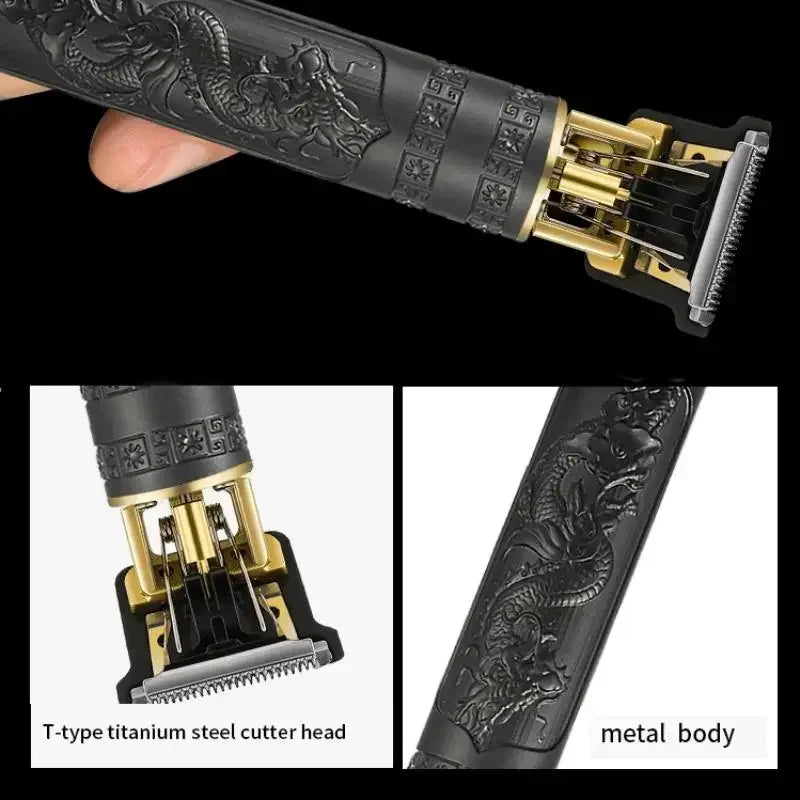 Black Dragon Vintage USB Clipper Razor