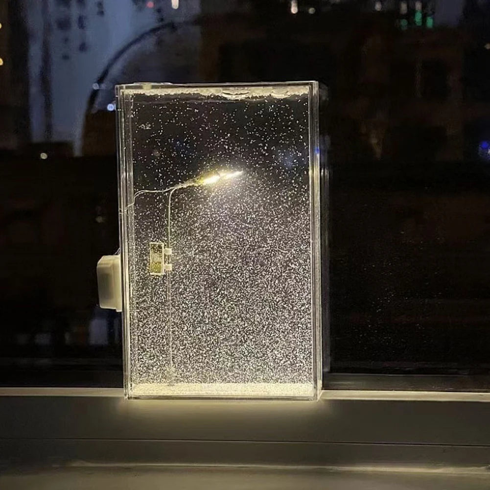 Handmade Cozy Snow Night Lamp