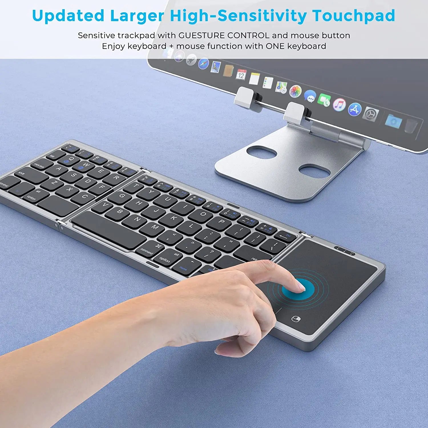 Foldable Travel Bluetooth Keyboard