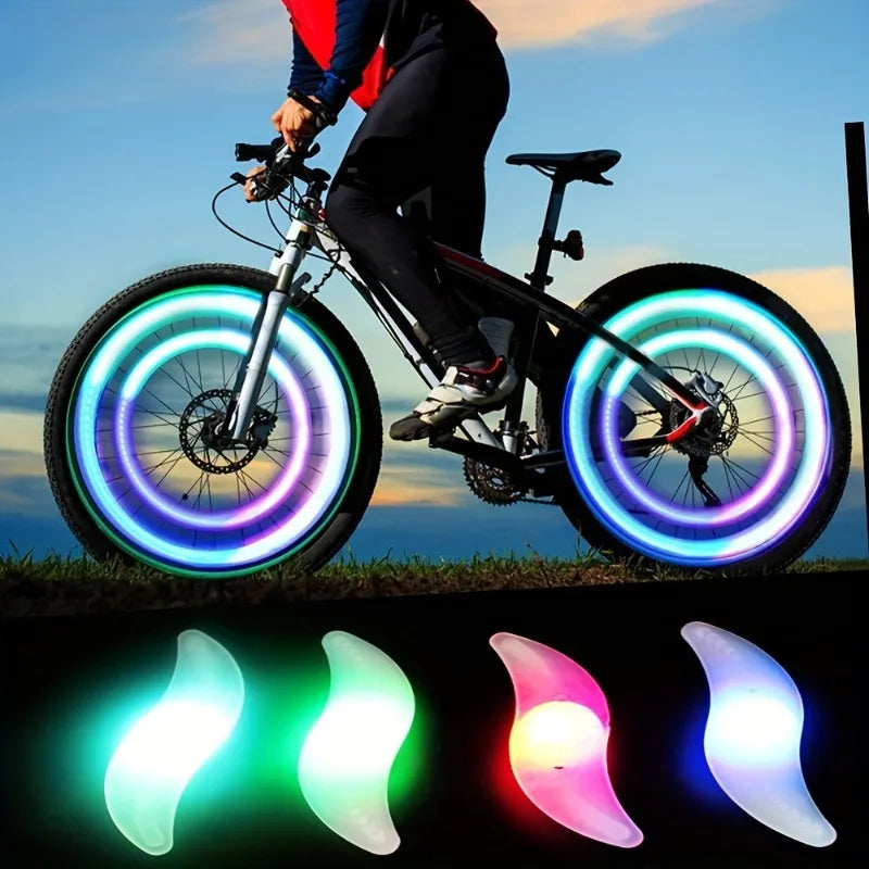 GlowSpoke Compact Wheel Safety Lights Set