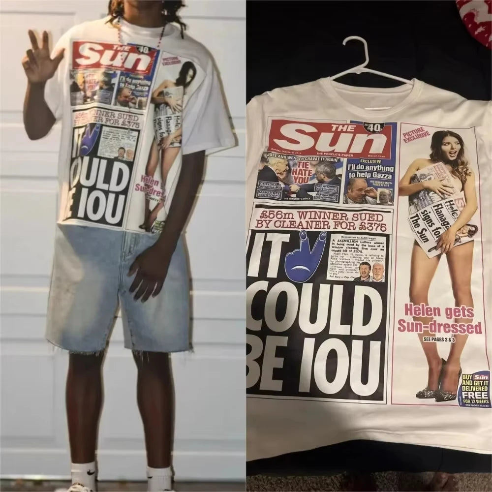 Urban Letter Graphic Oversized Tee