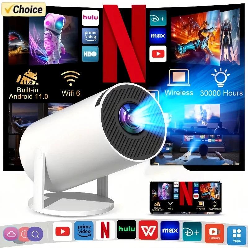Pocket Home Cinema LED Projector