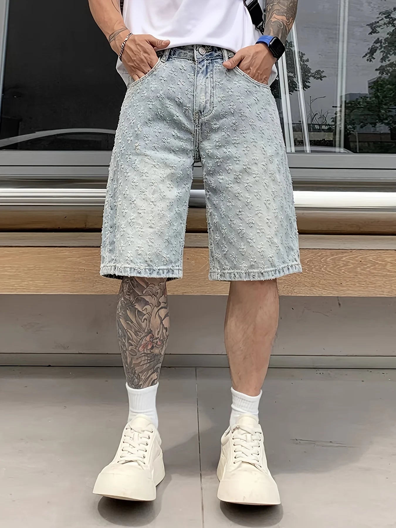 Everyday Washed Denim Shorts