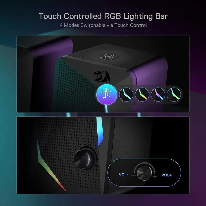 RedDragon RGB Desktop Stereo Speakers