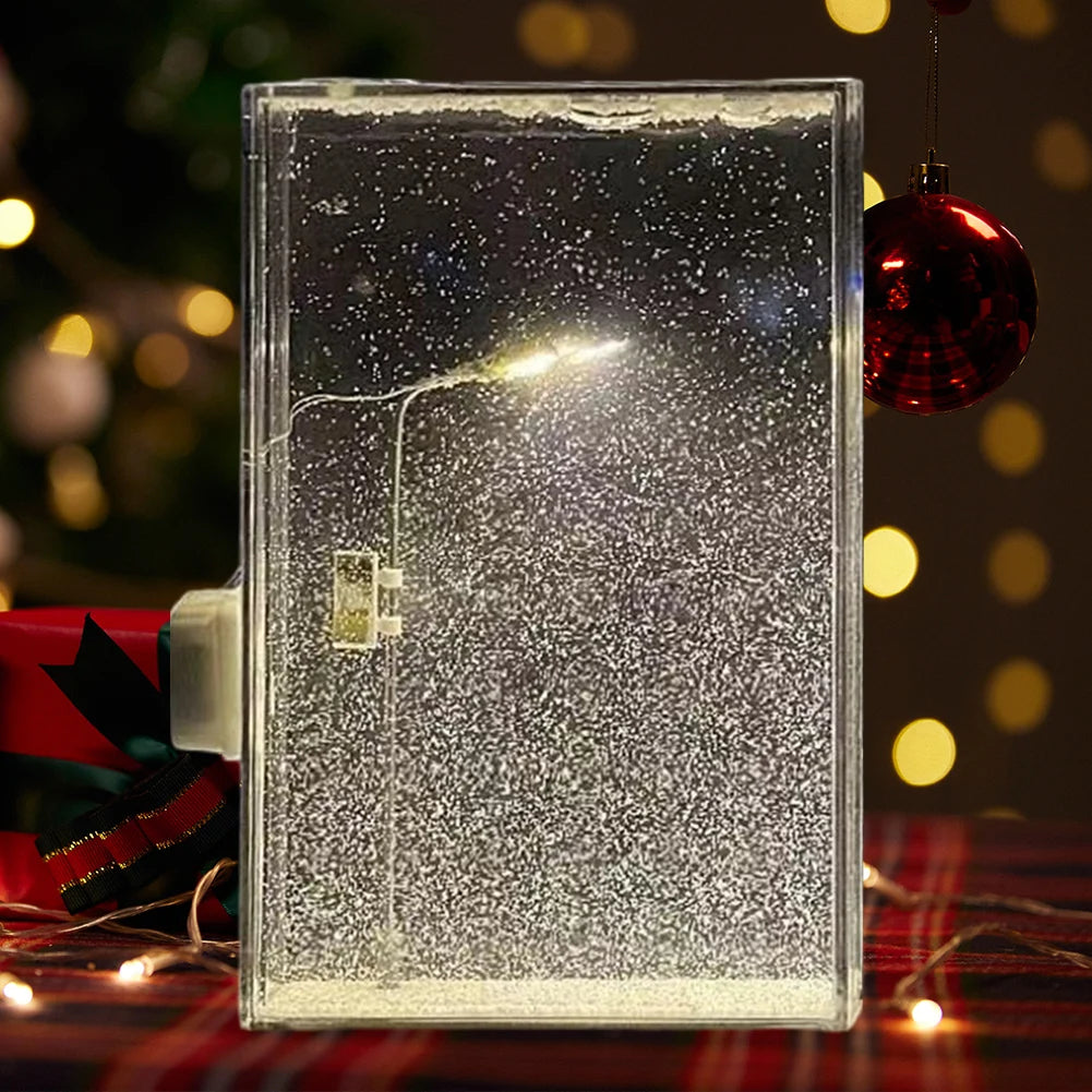 Handmade Cozy Snow Night Lamp