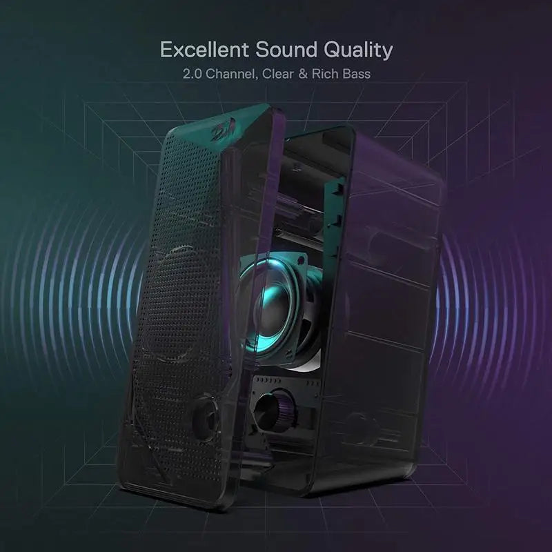 RedDragon RGB Desktop Stereo Speakers